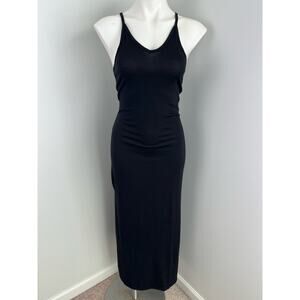 Miken Swim Maxi Bodycon Minimalist Swim Coverup XS